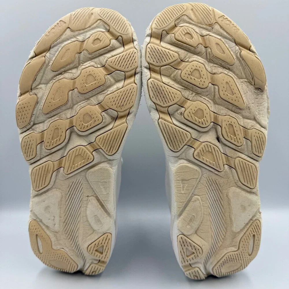 Hoka One One Clifton 9‎ Women Size 11 White Running Shoes Athletic Sneakers